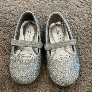 Sparkly Silver Dress Shoes